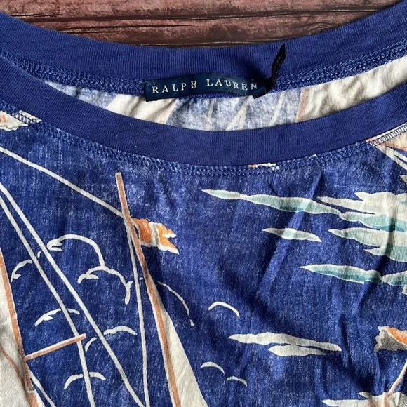 RALPH LAUREN | Sailboats print cotton tank - Picture 2 of 7